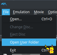 Open User Folder